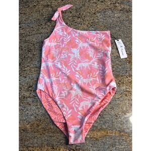 NWT Feather 4 Arrow Day Dreamer Reversible One Piece Swimsuit Coral Crush 14
